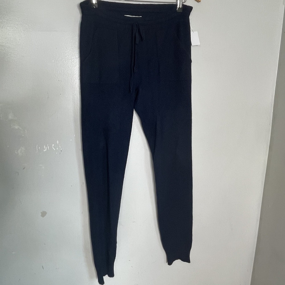 Jaki London Navy knit lounge pants size Large